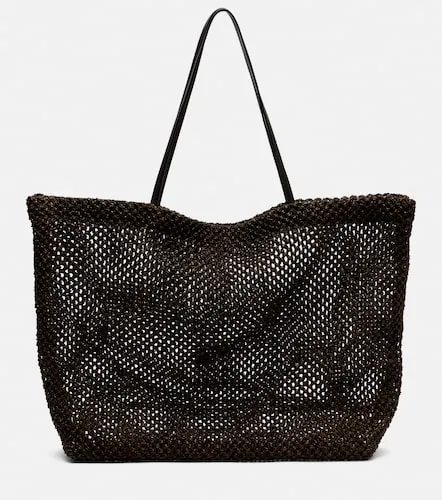 Bolso Barn Medium de malla con piel - The Row - Modalova