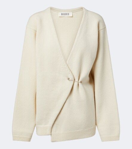Wool and cashmere wrap cardigan - Rohe - Modalova