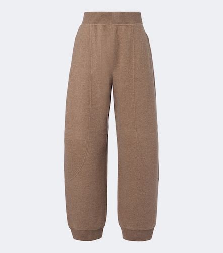 Wool and cashmere-blend barrel-leg pants - Max Mara - Modalova