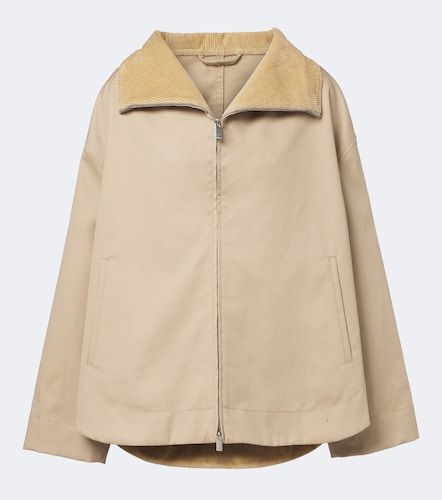 Chaqueta oversized de algodón con pana - Toteme - Modalova