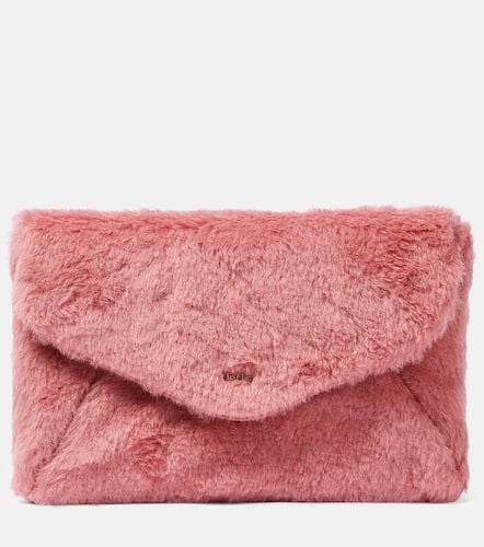 Alpaca, wool, and silk teddy clutch - Max Mara - Modalova