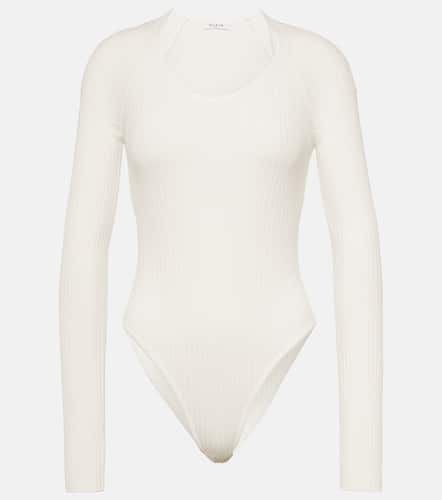 AlaÃ¯a Ribbed-knit bodysuit - Alaia - Modalova