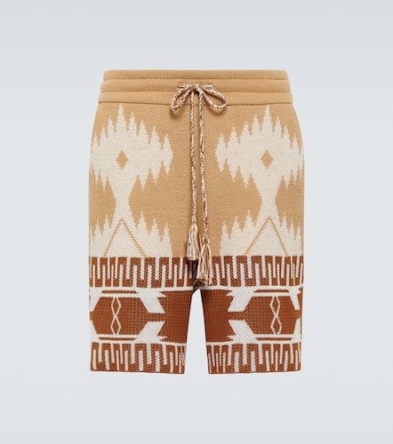 Icon Piquet cotton jacquard shorts - Alanui - Modalova