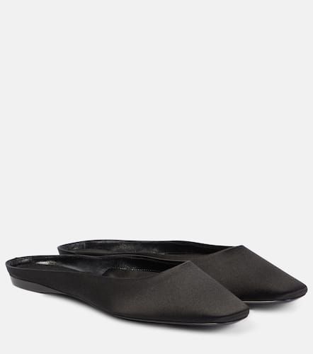 Lido satin crÃªpe flats - Saint Laurent - Modalova