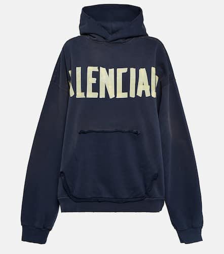 Balenciaga Logo cotton hoodie - Balenciaga - Modalova