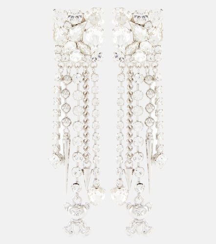 Embellished clip-on earrings - Alessandra Rich - Modalova