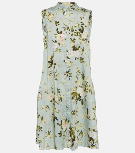 Soleil floral cotton poplin minidress - Erdem - Modalova