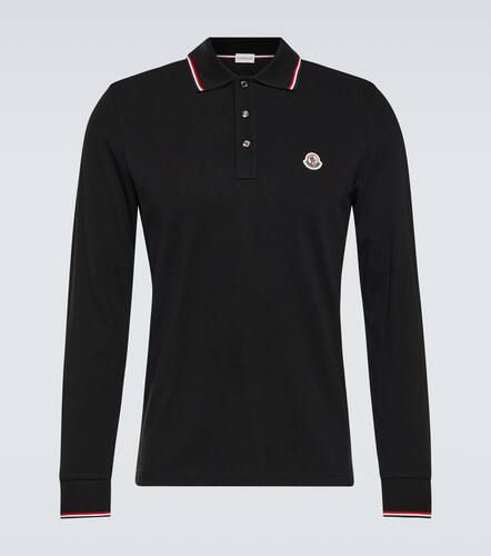 Moncler Polo in cotone piqué - Moncler - Modalova