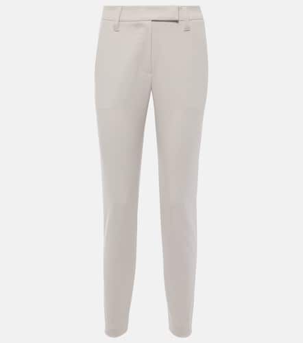 Cotton-blend slim pants - Brunello Cucinelli - Modalova