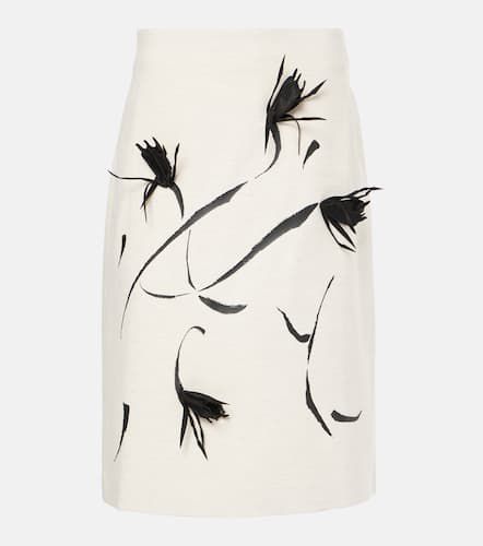 Jacques Wei Embroidered midi skirt - Jacques Wei - Modalova