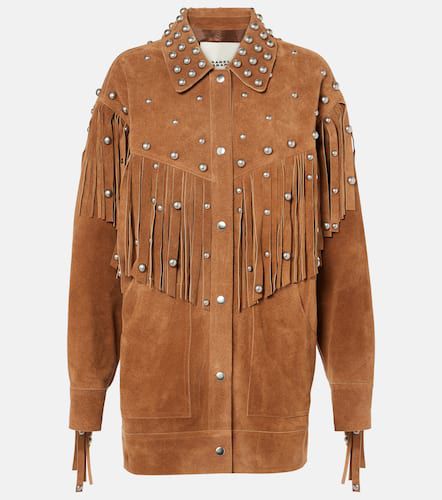 Chaqueta Fenzy de ante con flecos - Isabel Marant - Modalova