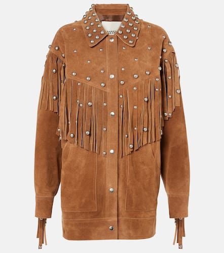 Fenzy embellished fringed suede jacket - Isabel Marant - Modalova