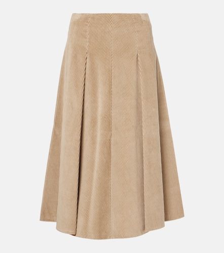 Falda midi de algodón - Brunello Cucinelli - Modalova