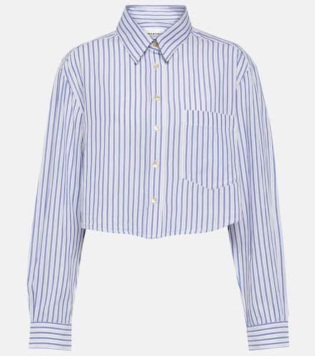 Eliora striped cropped cotton shirt - Marant Etoile - Modalova