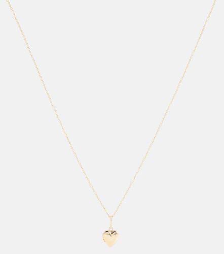 Sweetheart 14kt locket necklace with diamonds - Stone and Strand - Modalova