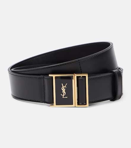 Cassandre leather belt - Saint Laurent - Modalova