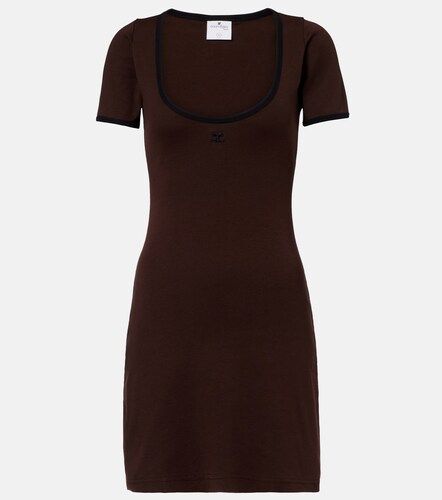 Courrèges Vestido corto Holistic de algodón - Courreges - Modalova