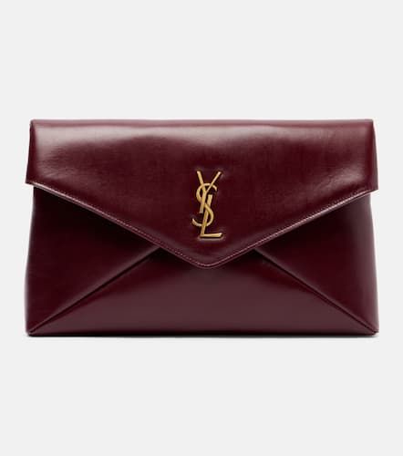 Cassandre leather pouch - Saint Laurent - Modalova