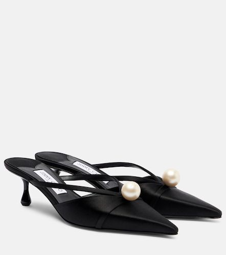 Sana 50 embellished satin mules - Jimmy Choo - Modalova