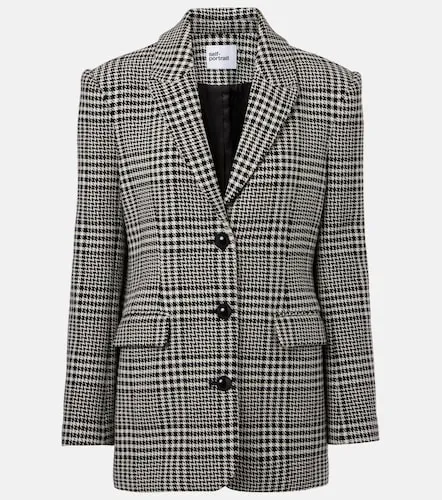 Hundstooth oversized blazer - Self-Portrait - Modalova