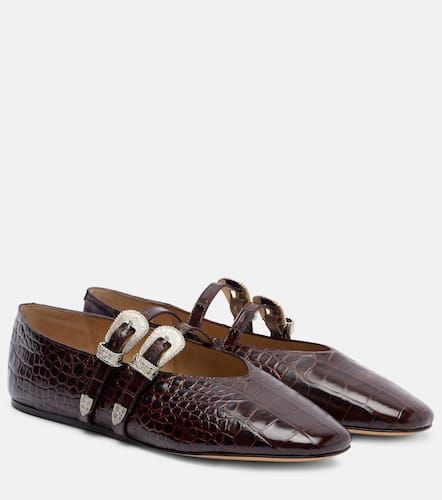 Claudia leather ballet flats - Le Monde Beryl - Modalova