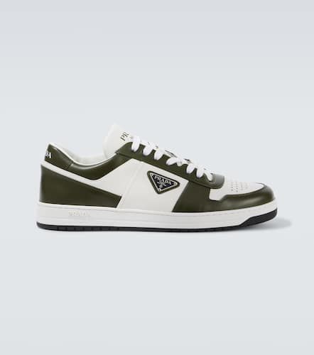 Prada Downtown leather sneakers - Prada - Modalova