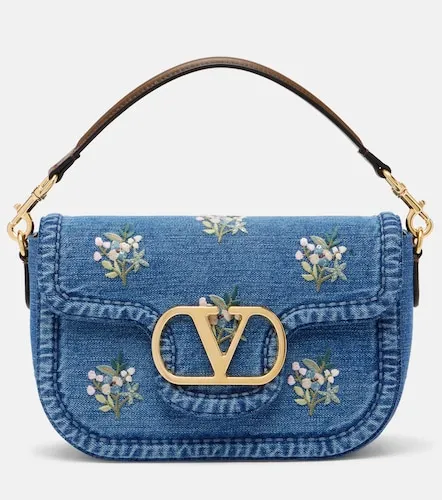 Alltime Medium denim top-handle bag - Valentino Garavani - Modalova