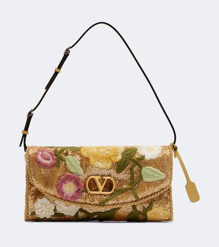 DeVain Small beaded floral shoulder bag - Valentino Garavani - Modalova