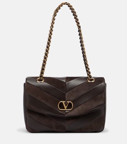 Djuna Medium chevron leather shoulder bag - Valentino Garavani - Modalova
