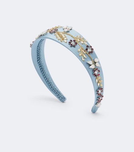 Erdem Embellished satin headband - Erdem - Modalova