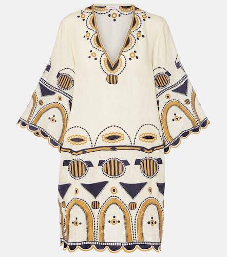 Eres Robe Medaillon brodée en lin - Eres - Modalova