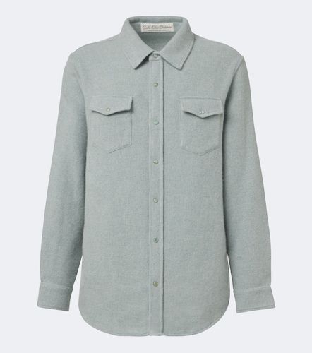 Camicia in cashmere con smeraldi - God's True Cashmere - Modalova
