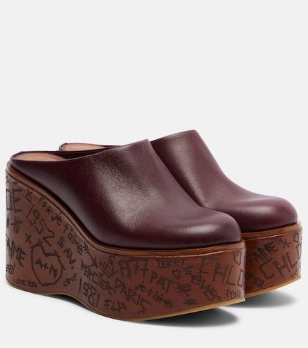 Chloe Maxime leather wedges - Chloe - Modalova