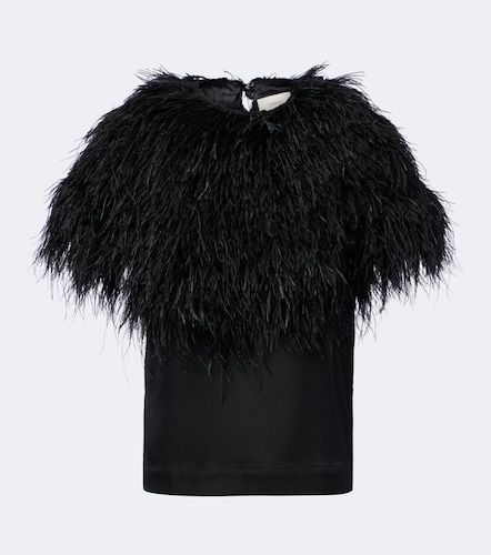 Top Iona con plumas - Loulou de Saison - Modalova