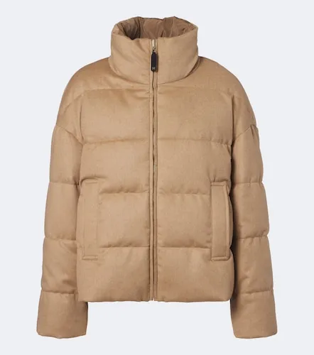 Reversible camel hair down jacket - Max Mara - Modalova