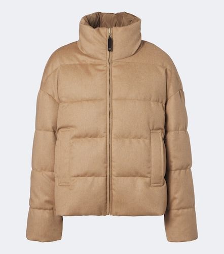 Reversible camel hair down jacket - Max Mara - Modalova