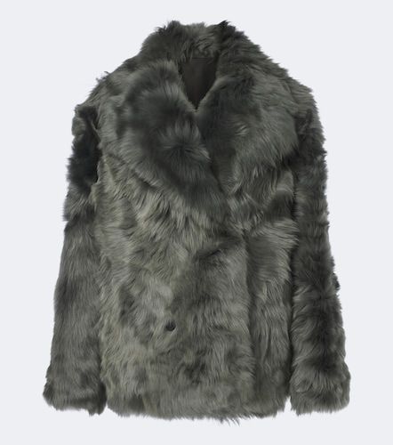 Double-breasted shearling jacket - Yves Salomon - Modalova