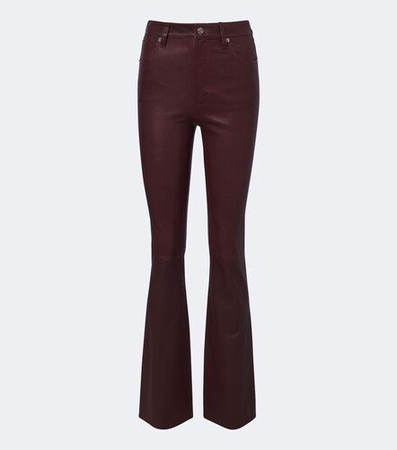 Frame Pantalones bootcut de piel - Frame - Modalova