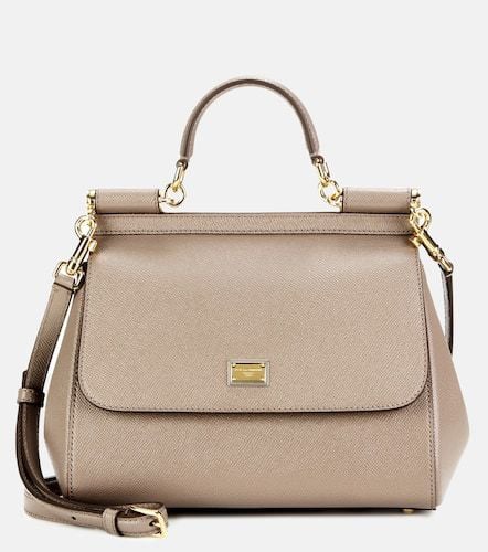 Sicily Medium leather shoulder bag - Dolce&Gabbana - Modalova