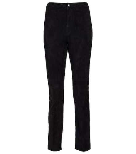 Ajuliko high-rise suede pants - Isabel Marant - Modalova