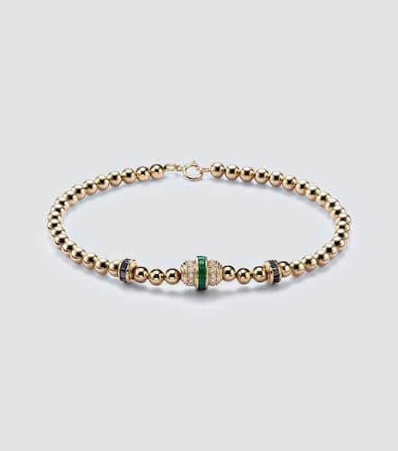 Empress 18kt bracelet with emeralds and diamonds - Rainbow K - Modalova