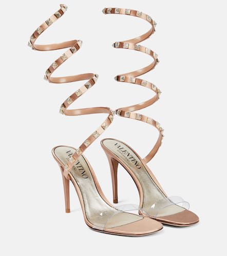 Rockstud PVC and leather sandals - Valentino Garavani - Modalova