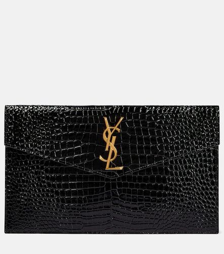 Clutch Uptown de charol - Saint Laurent - Modalova