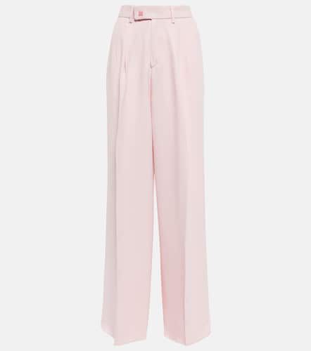 Pleated high-rise wide-leg pants - Amiri - Modalova