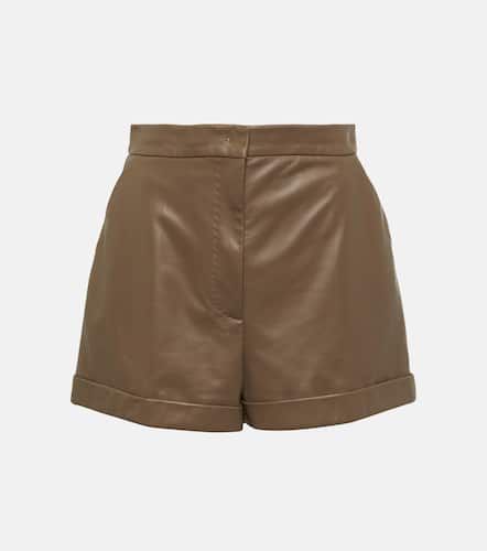 Max Mara Andorra leather shorts - Max Mara - Modalova