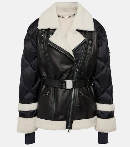 Luna leather and shearling down jacket - Bogner - Modalova