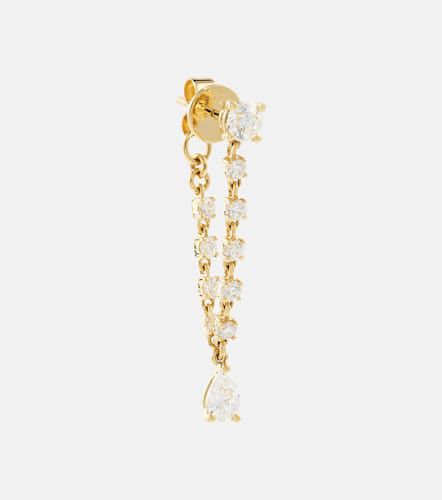 Olivia 18kt single earring with diamonds - Anita Ko - Modalova