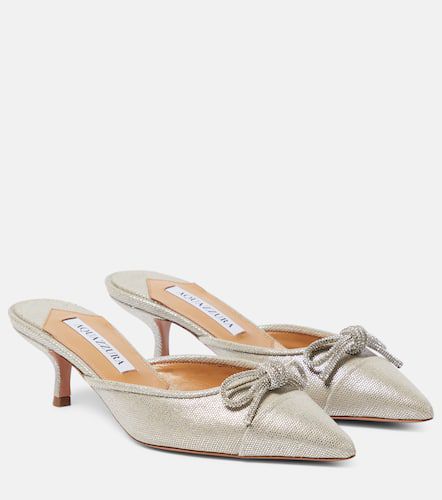 Parisina Crystal 50 embellished mules - Aquazzura - Modalova