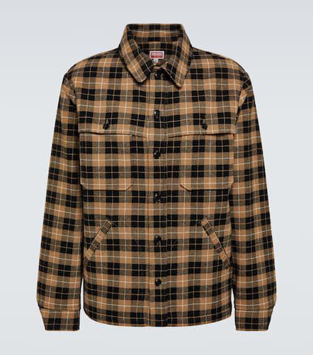 Kenzo Checked wool-blend overshirt - Kenzo - Modalova