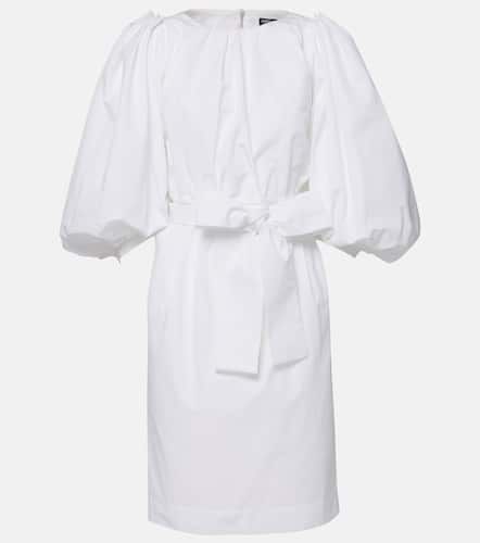 Vestido midi Capri de popelín de algodón - Dolce&Gabbana - Modalova